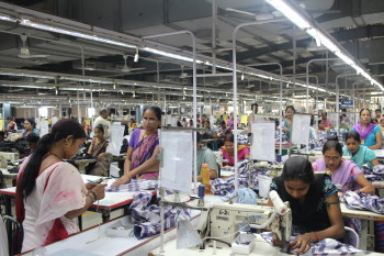 Shahi Exports' factory floor