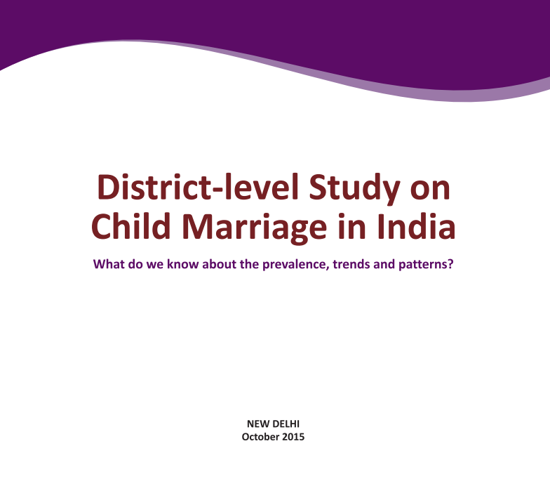 District-level study on child marriage in India - ICRW